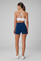 Jerf-Aruba Toparlayıcı Mini Şort Lacivert-Tayt-4-Milagron.com