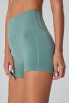 Jerf-Aruba Toparlayıcı Mini Şort Natural Yeşil-Tayt-2-Milagron.com