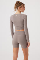 Jerf-Aura 7cm Modal Kısa Şort Açık Kahve-Tayt-3-Milagron.com