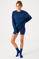 Jerf-Aura 7cm Modal Kısa Şort Lacivert-Tayt-3-Milagron.com