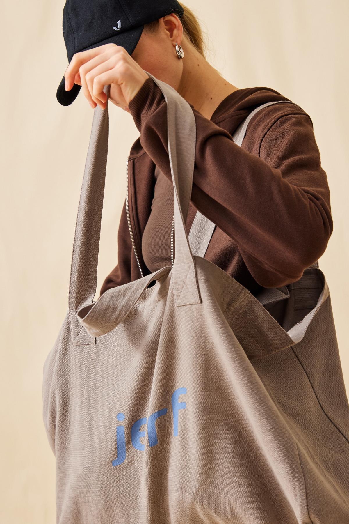 Jerf-Aura Aktif Yaşam Kanvas Çanta Açık Kahve-Omuz Çantası-2-Milagron.com