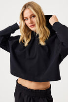 Jerf-Aura Casual Hoodie Siyah-Sweatshirts & Hoodies-1-Milagron.com