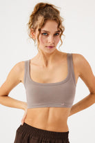 Jerf-Aura Çift Katlı Modal Bra Açık Kahve-Spor Sütyeni-1-Milagron.com