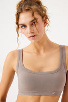 Jerf-Aura Çift Katlı Modal Bra Açık Kahve-Spor Sütyeni-3-Milagron.com