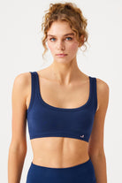 Jerf-Aura Çift Katlı Modal Bra Lacivert-Spor Sütyeni-1-Milagron.com