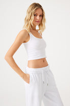 Jerf-Aura Kısa Boy Soft Atlet Beyaz-Spor Üstü-2-Milagron.com