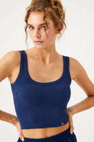 Jerf-Aura Kısa Boy Soft Atlet Lacivert-Spor Üstü-2-Milagron.com