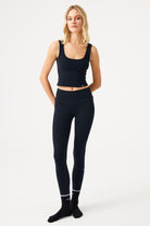 Jerf-Aura Kısa Boy Soft Atlet Siyah-Spor Üstü-4-Milagron.com