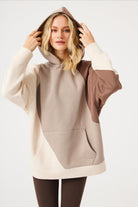 Jerf-Aura Oversize Sweatshirt Kahverengi-Sweatshirts & Hoodies-1-Milagron.com