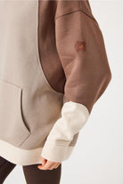 Jerf-Aura Oversize Sweatshirt Kahverengi-Sweatshirts & Hoodies-3-Milagron.com