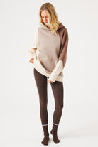 Jerf-Aura Oversize Sweatshirt Kahverengi-Sweatshirts & Hoodies-5-Milagron.com