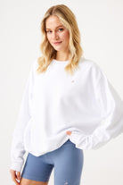 Jerf-Aura Sweatshirt Beyaz-Sweatshirts & Hoodies-1-Milagron.com