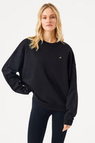 Jerf-Aura Sweatshirt Siyah-Sweatshirts & Hoodies-1-Milagron.com
