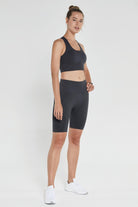 Jerf-Gela Şekillendirici Sport Biker Tayt Antrasit-Tayt-3-Milagron.com