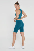 Jerf-Gela Şekillendirici Sport Biker Tayt Petrol-Tayt-4-Milagron.com