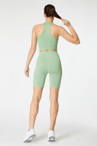 Jerf-Gela şekillendirici Sport Biker Tayt Pastel Yeşil-Tayt-3-Milagron.com