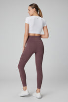 Jerf-Lily Desen Detaylı Şekillendirici Tayt Natural Kahve-Tayt-4-Milagron.com