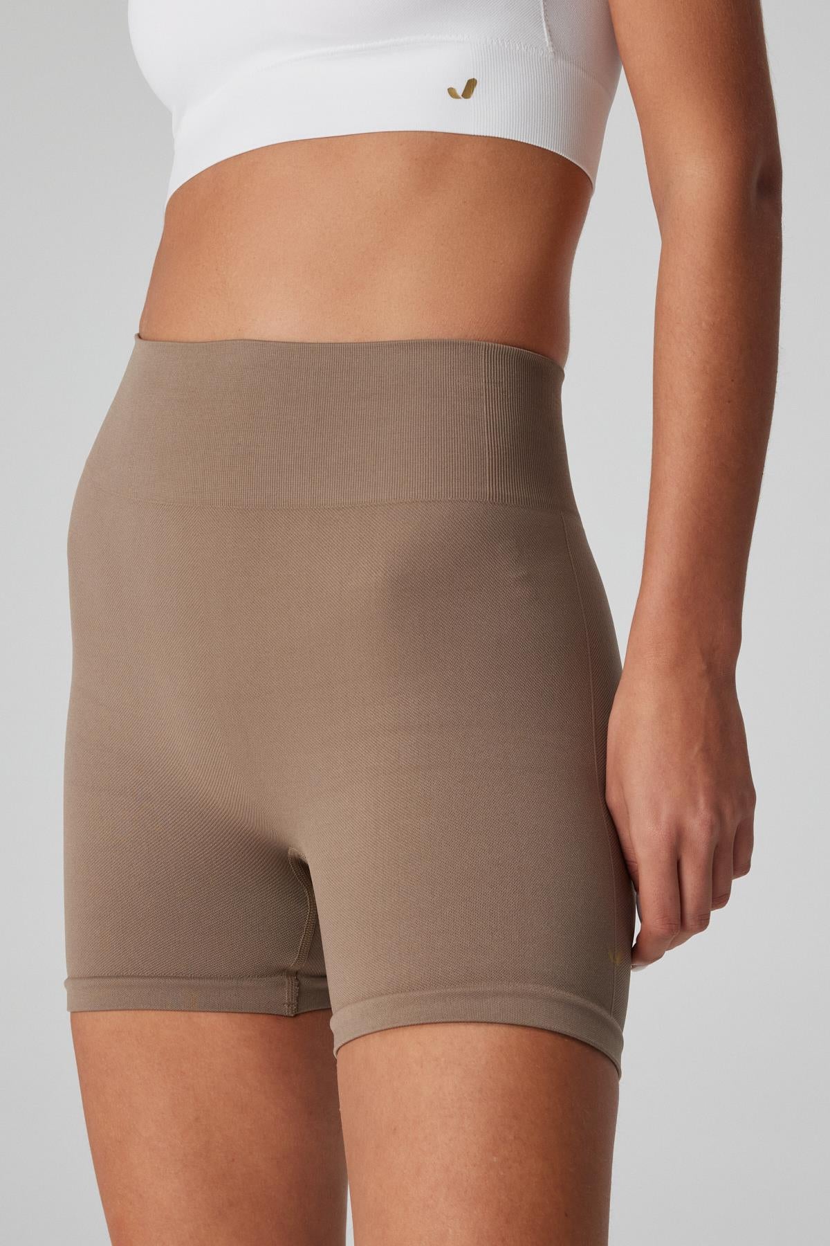 Jerf-Lucia Biker Tayt Açık Kahve-Tayt-2-Milagron.com