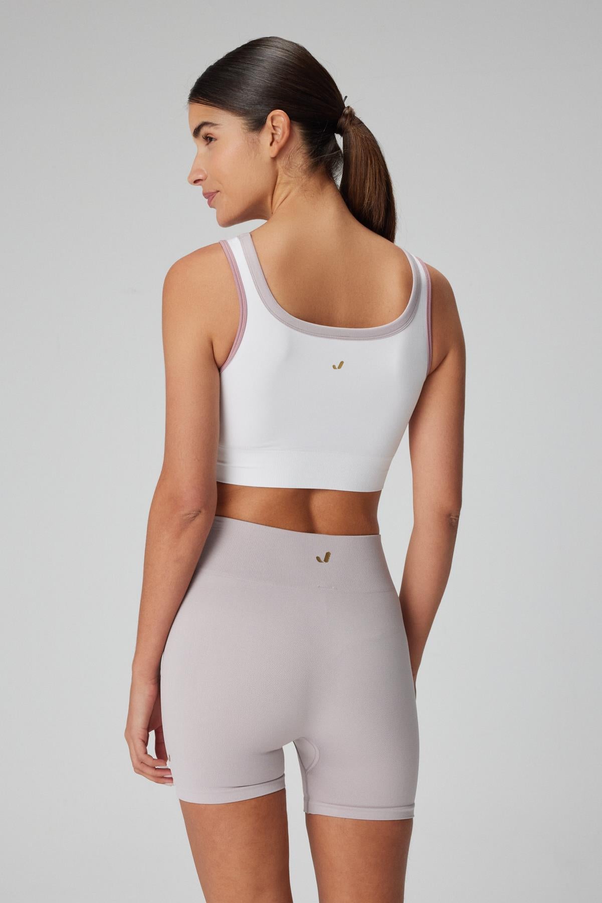 Jerf-Lucia Bra Beyaz Açık Lila-Spor Sütyeni-4-Milagron.com