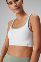 Jerf-Lucia Bra Beyaz Açık Yeşil-Spor Sütyeni-2-Milagron.com