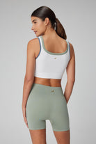 Jerf-Lucia Bra Beyaz Açık Yeşil-Spor Sütyeni-4-Milagron.com