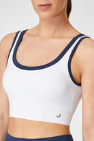 Jerf-Lucia Bra Beyaz Lacivert-Spor Sütyeni-2-Milagron.com