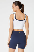 Jerf-Lucia Bra Beyaz Lacivert-Spor Sütyeni-4-Milagron.com