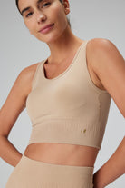 Jerf-Luz Sıkılaştırıcı & Kaplı Spor Sütyeni Bej-Spor Sütyeni-2-Milagron.com