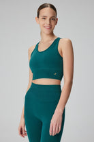 Jerf-Luz Sıkılaştırıcı & Kaplı Spor Sütyeni Yeşil-Spor Sütyeni-1-Milagron.com