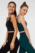 Jerf-Luz Sıkılaştırıcı & Kaplı Spor Sütyeni Yeşil-Spor Sütyeni-2-Milagron.com