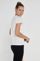 Jerf-Lydney Kadın T Shirt Krem-T-shirt-2-Milagron.com