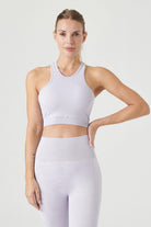 Jerf-Palmi Kendinden Desenli Yuvarlak Yaka Kaplı Bra Açık Mor-Spor Sütyeni-1-Milagron.com