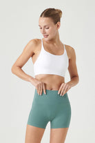 Jerf-Pine Ayarlanabilir İnce Askılı Bra Beyaz-Spor Sütyeni-1-Milagron.com