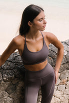 Jerf-Pine Ayarlanabilir İnce Askılı Bra Vizon-Spor Sütyeni-1-Milagron.com