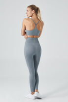 Jerf-Pine Yüksek Bel & Toparlayıcı Tayt Gri-Tayt-2-Milagron.com