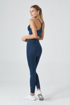 Jerf-Pine Yüksek Bel & Toparlayıcı Tayt Lacivert-Tayt-2-Milagron.com