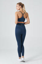 Jerf-Pine Yüksek Bel & Toparlayıcı Tayt Lacivert-Tayt-4-Milagron.com