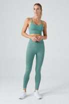 Jerf-Pine Yüksek Bel & Toparlayıcı Tayt Natural Yeşil-Tayt-1-Milagron.com