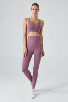 Jerf-Pine Yüksek Bel & Toparlayıcı Tayt Pastel Lila-Tayt-1-Milagron.com