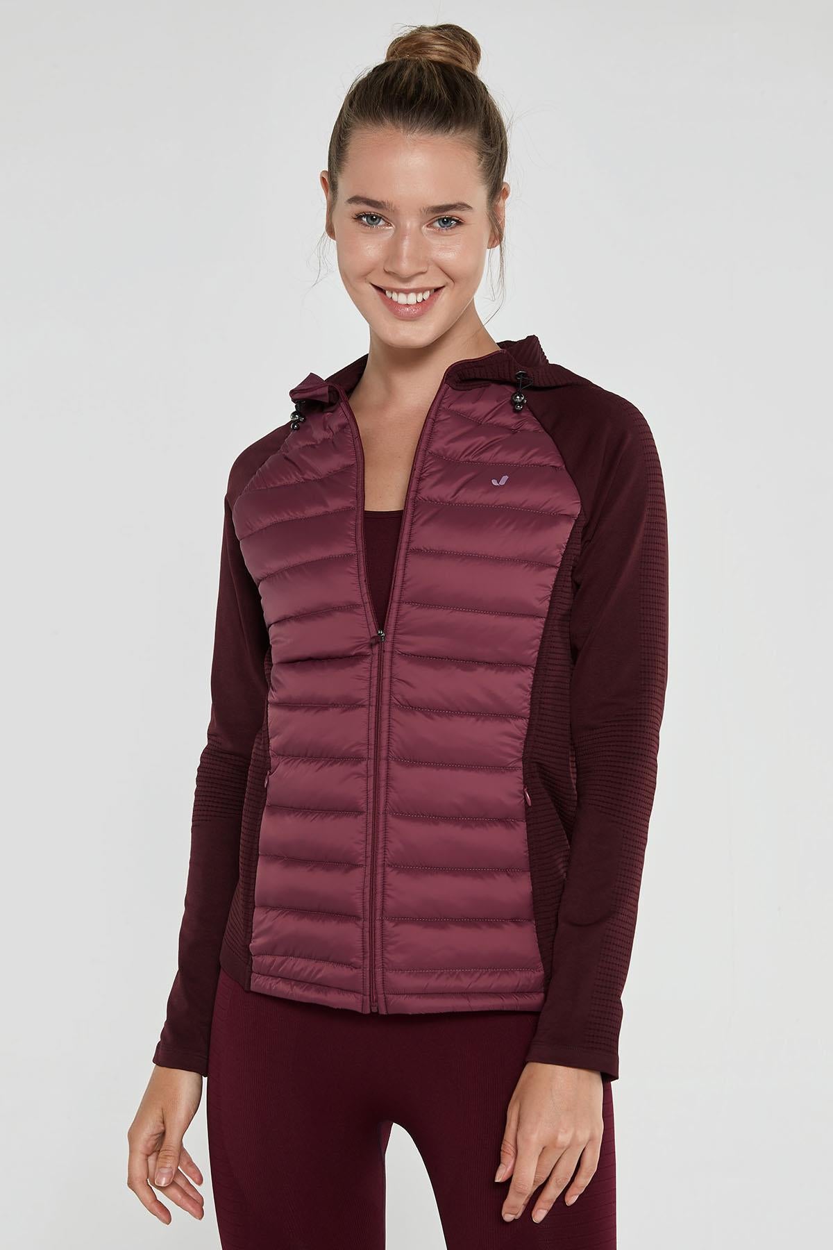 Jerf-Stornes Hibrit Ceket Bordo-Ceket-2-Milagron.com