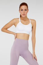 Jerf-Utica Yumuşak & Esnek Yapılı Kaplı Spor Sütyeni Beyaz-Spor Sütyeni-1-Milagron.com