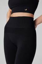 Jerf-Vella Yüksek Bel Konfor Tayt Siyah-Tayt-2-Milagron.com