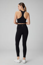 Jerf-Vella Yüksek Bel Konfor Tayt Siyah-Tayt-4-Milagron.com