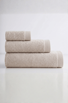 Adisa 3'lü Havlu Seti Krem | 30x50 + 50x90 + 80x150 cm