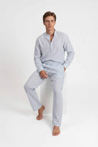 Aeron Erkek Pantolon | Lonse Linen | Krem-Toprak & Krem-Mavi Taş | S-M / L-XL