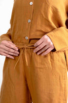 Lona Kadın Keten Pijama Takımı | Lonse Linen | 5 Renk | S-M-L