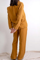 Lona Kadın Keten Pijama Takımı | Lonse Linen | 5 Renk | S-M-L