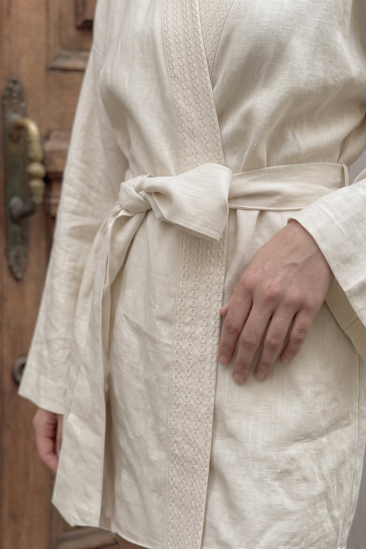 Loom Kadın Kimono | Lonse Linen
