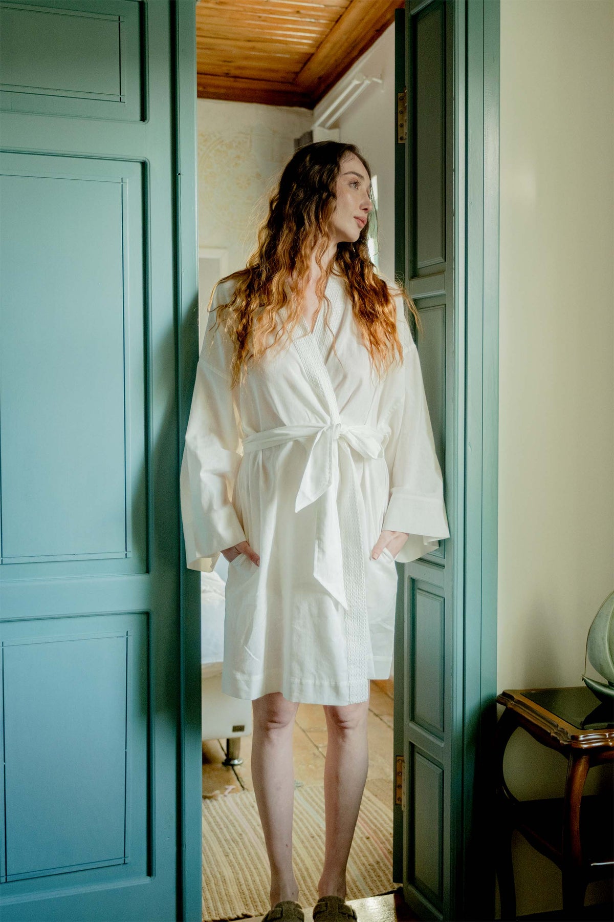 Loom Kadın Kimono | Lonse Linen