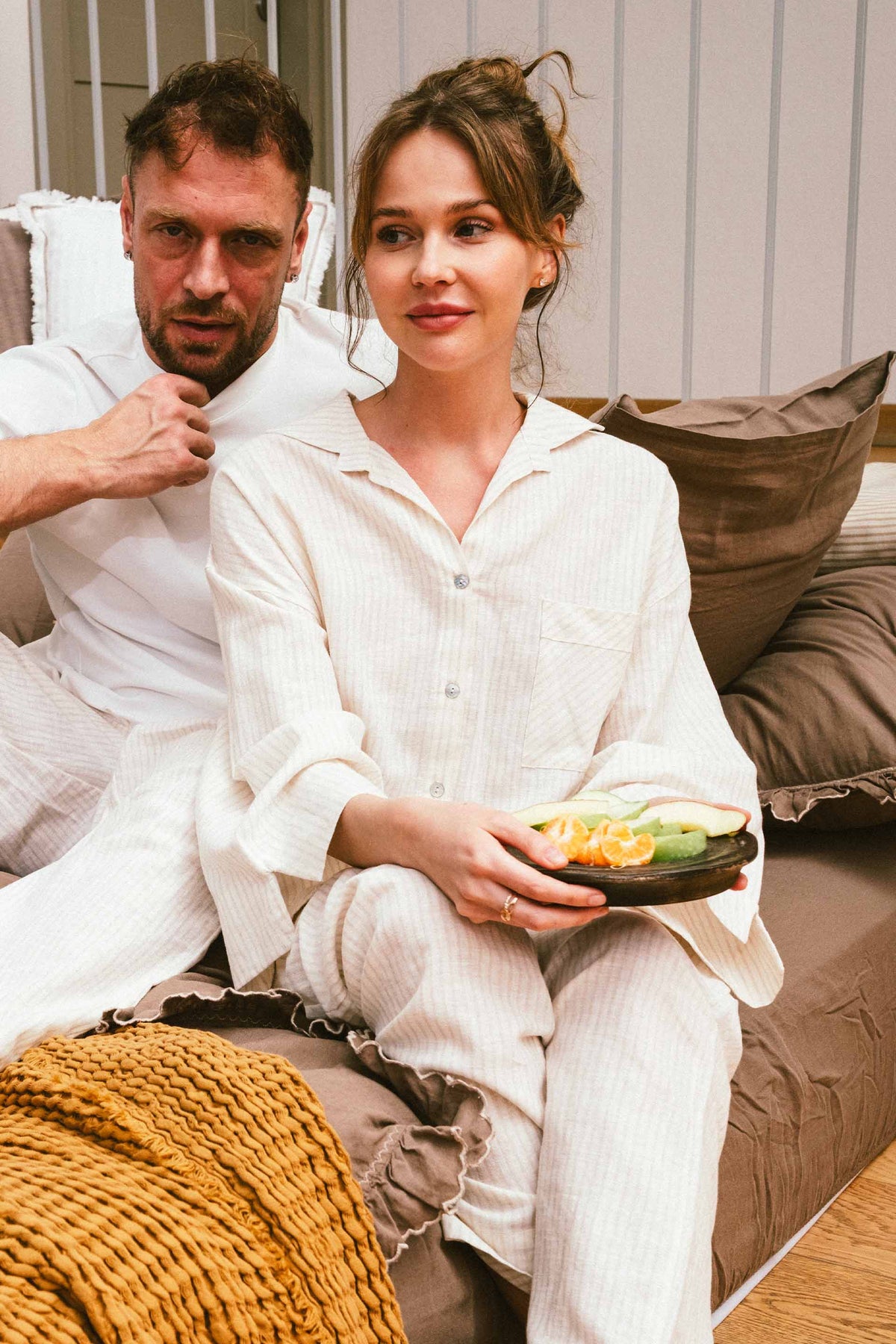 Urika Uzun Kollu Kadın Pijama Üst